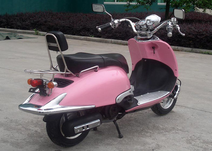 رنگ صورتی بزرگسالان 50cc دوچرخه دوچرخه 2 صندلی دوچرخه کوچک دوچرخه سواری برای بانوی