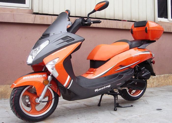 V Style Lighthead 150cc Scooter Gas، Scooters powered by gas with 2 آینه های عقب