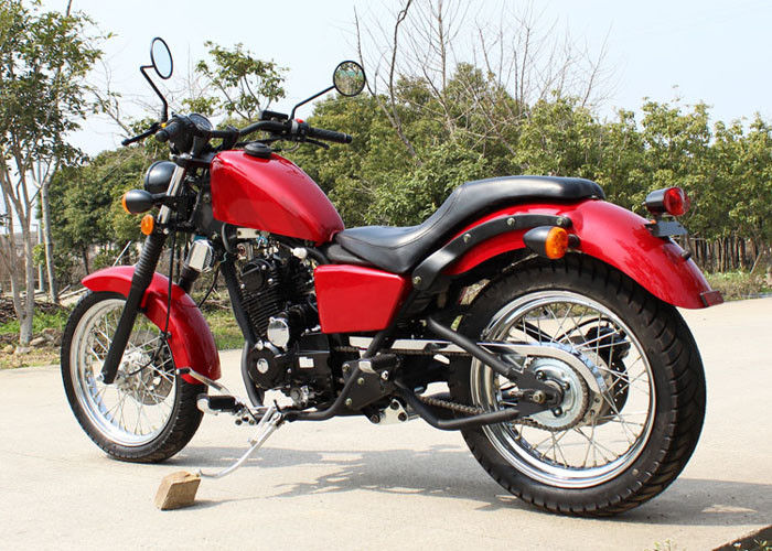 موتور سیکلت 250cc قرمز 250 کیلوگرم 90 کیلومتر / ساعت مصرف روغن کم با 5 هدایت دستی