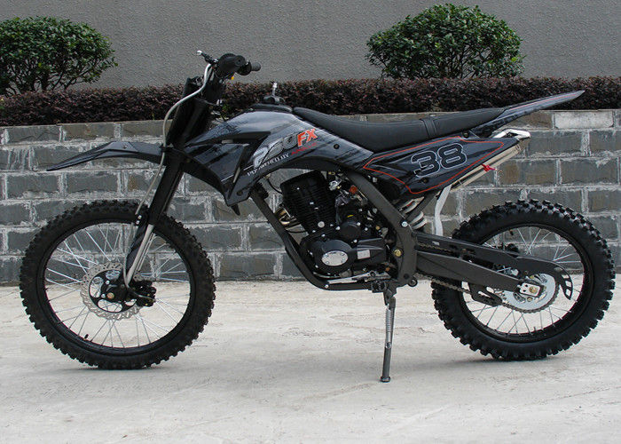 مدل Apollo Style 250cc Dirt Bike موتور سیکلت سیاه و سفید با انتقال اتوماتیک 8L مخزن روغن