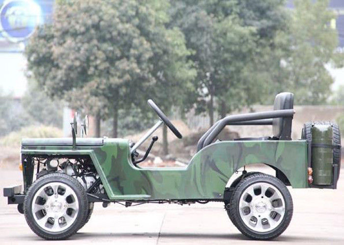 خنک کننده هوا 125cc Kids Buggy Go Kart با 1 جعبه روغن / 2 صندلی چرم واقعی