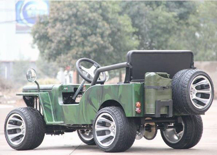 خنک کننده هوا 125cc Kids Buggy Go Kart با 1 جعبه روغن / 2 صندلی چرم واقعی