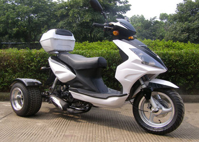 3 چرخ 50cc روروک مخصوص بچه ها با جعبه عقب 3 موتورسیکلت ویلر با نور سر بزرگ