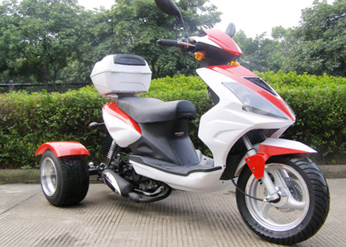 3 چرخ 50cc روروک مخصوص بچه ها با جعبه عقب 3 موتورسیکلت ویلر با نور سر بزرگ