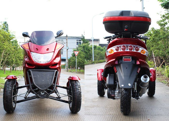 3 اسببخار موتور سیکلت 150cc با 7.0kw 7500r / min 8HP موتور / جعبه عقب
