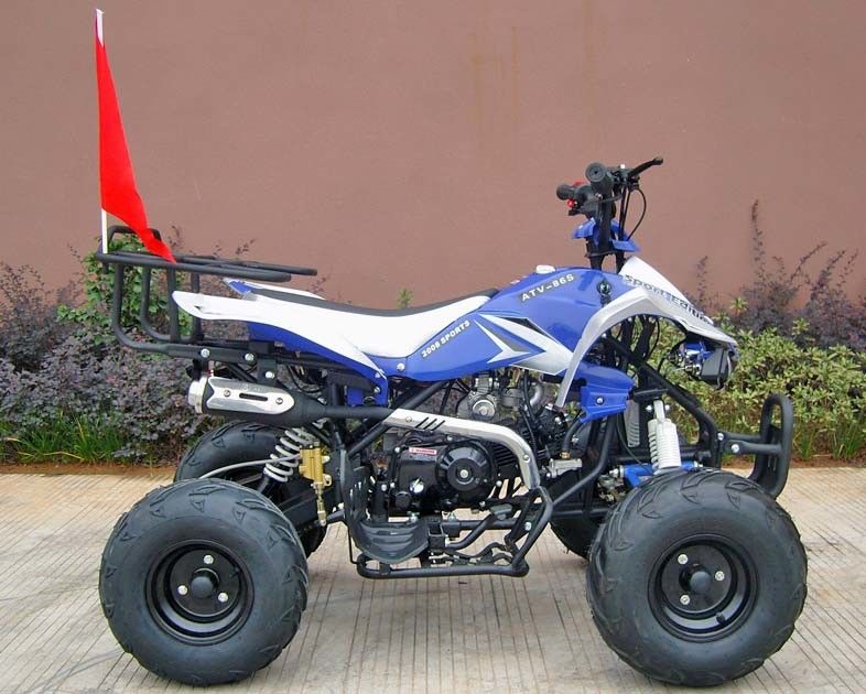 ترمز جلو دیفرانسیل عقب چهار چرخ برای بزرگسالان، 110cc Four Wheeler Electric Start