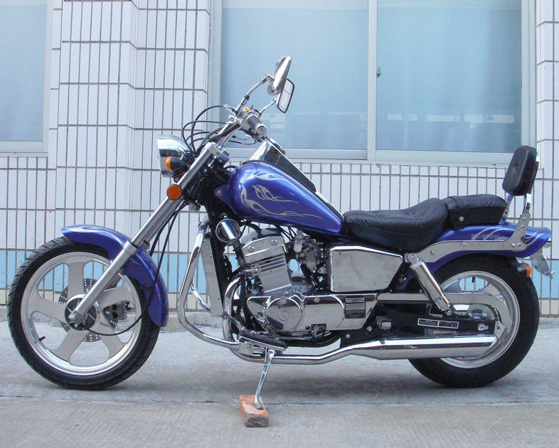 موتور سیکلت با موتور 250cc بالا خنک شده با آب سرد ترمز باله عقب موتور سیکلت سریع