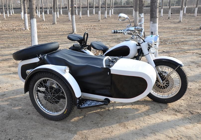 موتور چینی Chongqiang 750cc موتور سیکلت موتور دوچرخه موتور با 3 صندلی