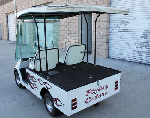 2 صندلی چرخدار گلف الکتریکی 150cc Easy Go Golf Cart چهار سکته مغزی یک سیلندر خنک هوا