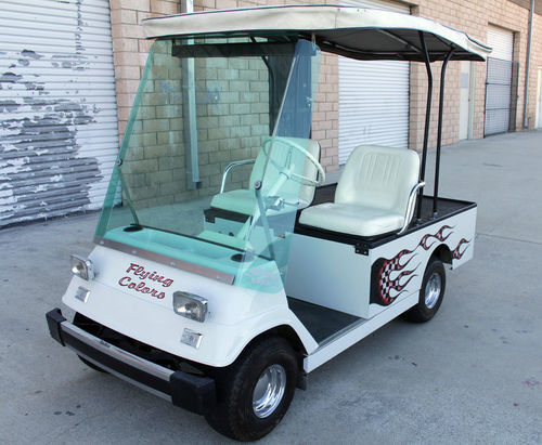 2 صندلی چرخدار گلف الکتریکی 150cc Easy Go Golf Cart چهار سکته مغزی یک سیلندر خنک هوا