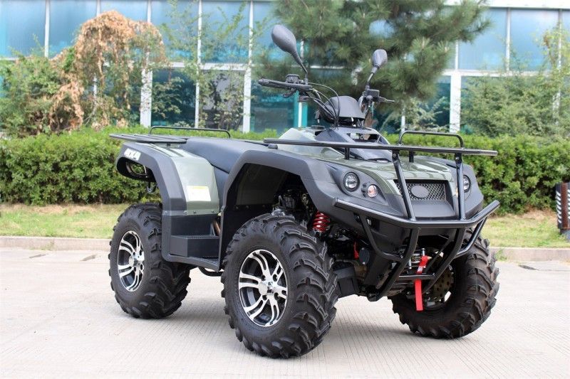 بالغ 400cc چهار چرخ ATV با حجم بسیار بالایی هوا خنک کننده + روغن خنک کننده شفت درایو