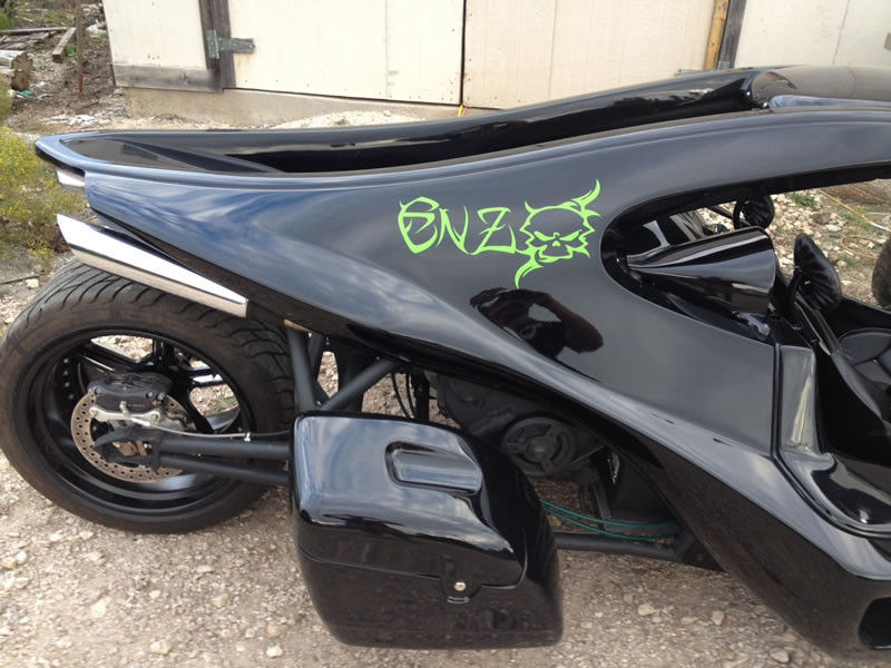 1998cc High-powered موتور 3 چرخ با 2 صندلی و سیستم خودرو، 29x18R20