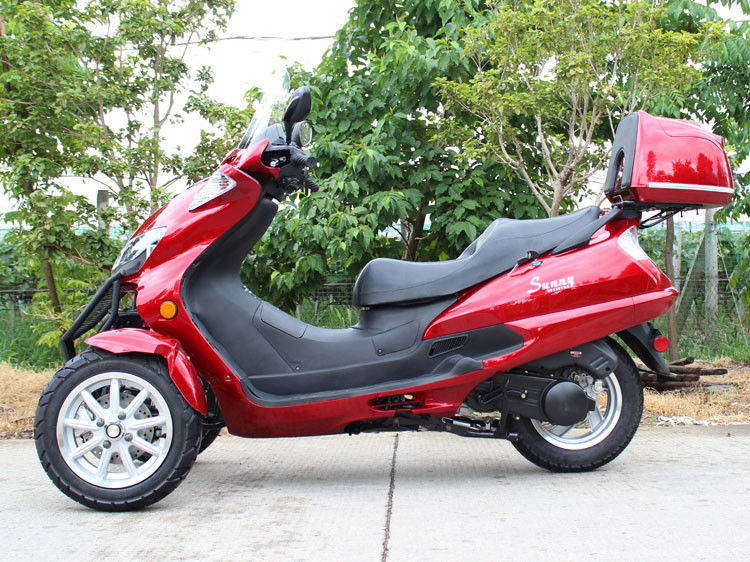 موتور سیکلت Tri-Wheel Horizontal Type 50CC با یک سیلندر، تسمه انتقال تسمه