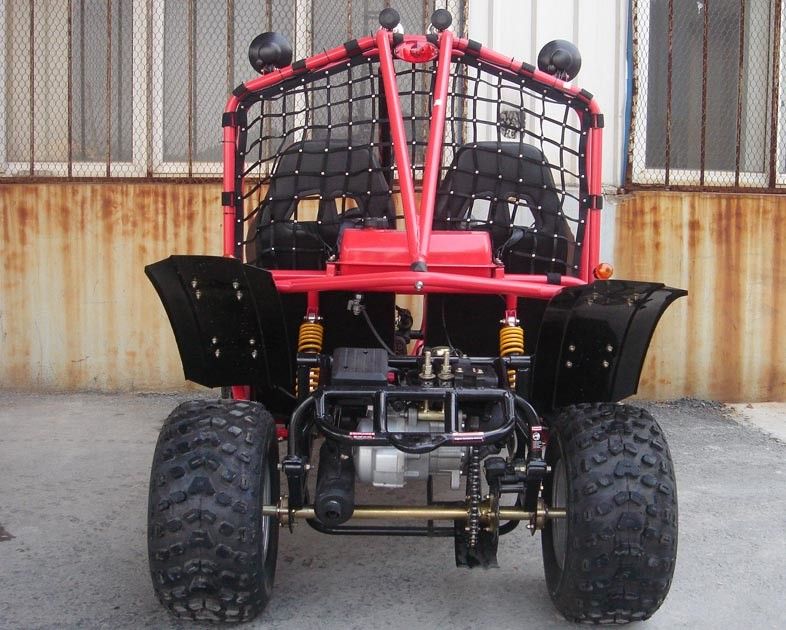 FR / RR ترمز دیسک 150cc Go Kart Buggy دو صندلی با استفاده از سیستم شروع الکتریکی