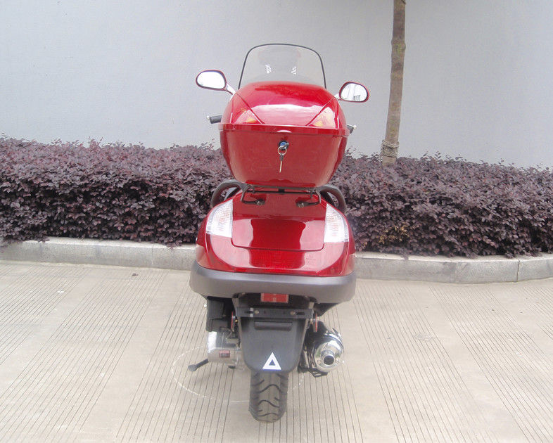 دو روروک مخصوص بچه ها اسکوتر گاز آبی بزرگسال، اسکوتر موتور 150cc با 2 صندلی چرم واقعی