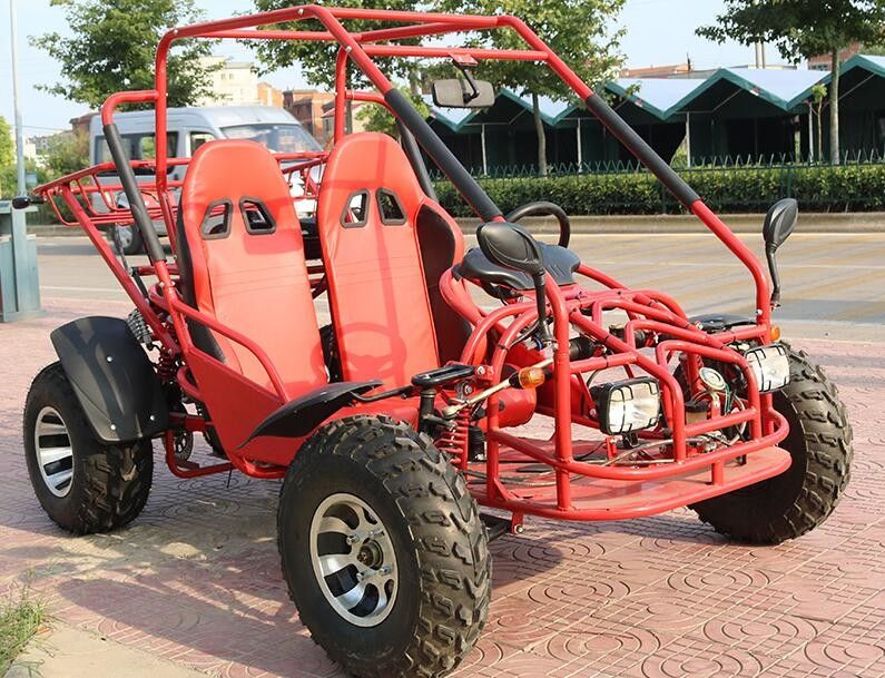 نوع افقی Go Kart Buggy 4 Stroke Air Cool 4 ترمز جلو دیفرانسیل جلو / عقب
