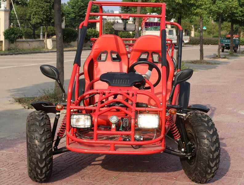 نوع افقی Go Kart Buggy 4 Stroke Air Cool 4 ترمز جلو دیفرانسیل جلو / عقب