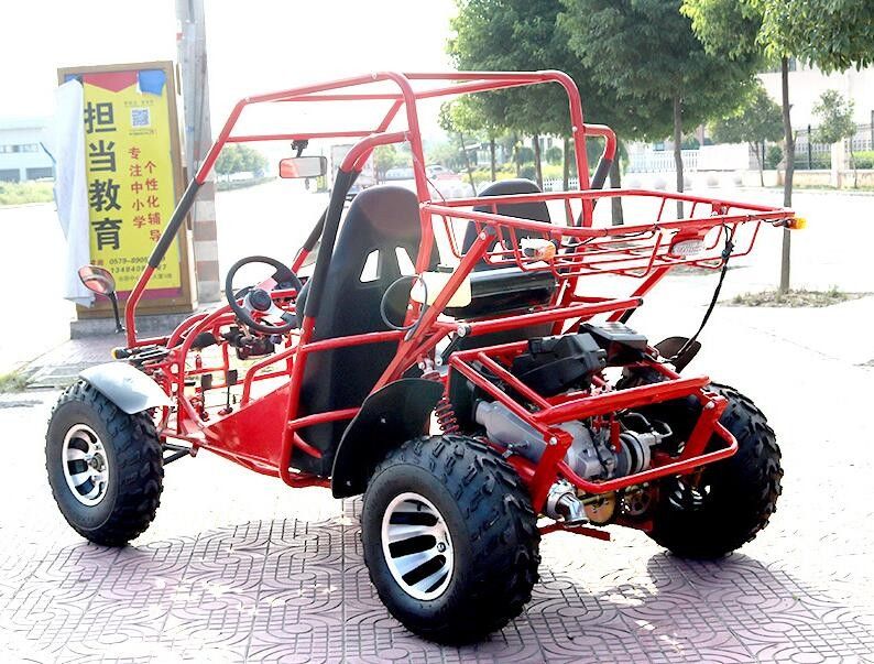 نوع افقی Go Kart Buggy 4 Stroke Air Cool 4 ترمز جلو دیفرانسیل جلو / عقب