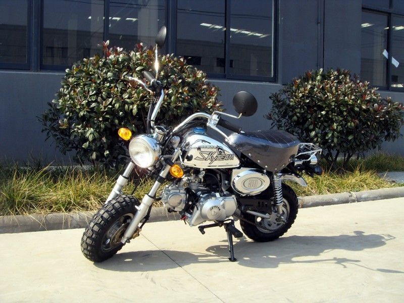 125cc Mini Dirt Bike موتور سیکلت Motorrad نسخه کروم با سرعت 4 دنده