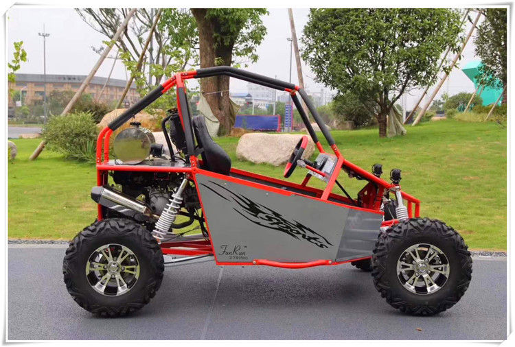 اتوماتیک CVT 300cc 21.46hp الکتریکی Off Road Go Kart 60mile / H با رول آلومینیومی