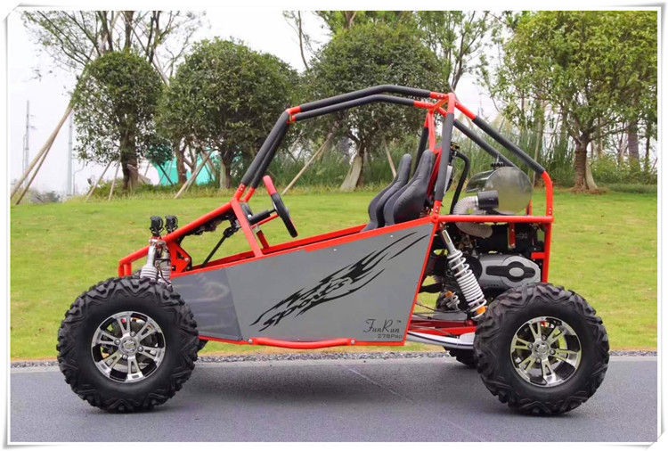اتوماتیک CVT 300cc 21.46hp الکتریکی Off Road Go Kart 60mile / H با رول آلومینیومی