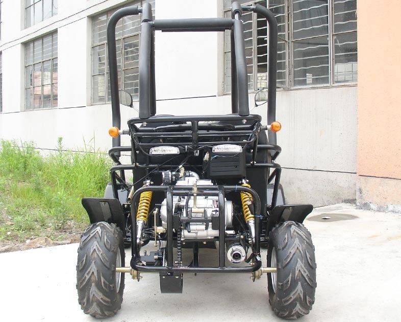 Small 3 Speed ​​110cc Go Kart Buggy دو اتوبوس با استفاده از CDI Electirc Start