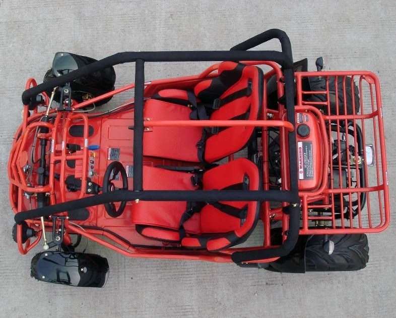150cc Go Kart حشره دار عقب عقب خودکار حوضچه جنگل برق دوگانه / تک A - بازو