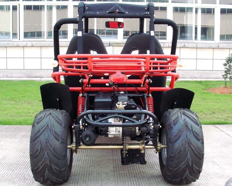 150cc Go Kart حشره دار عقب عقب خودکار حوضچه جنگل برق دوگانه / تک A - بازو