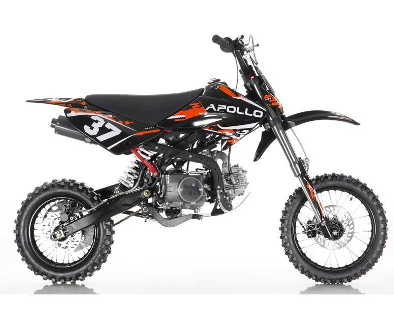 خنک کننده هوا 125cc Mini Dirt Bike 4 Stroke Single Cylinder Manual Clutch جلو و ترمز دیسک عقب