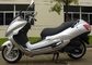 Bright Silvery Adult Motor Scooter Two Headlights With Inner Rear Box